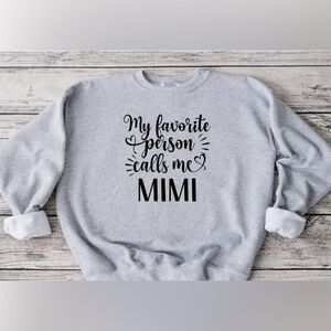 MIMI Crewneck- Gray